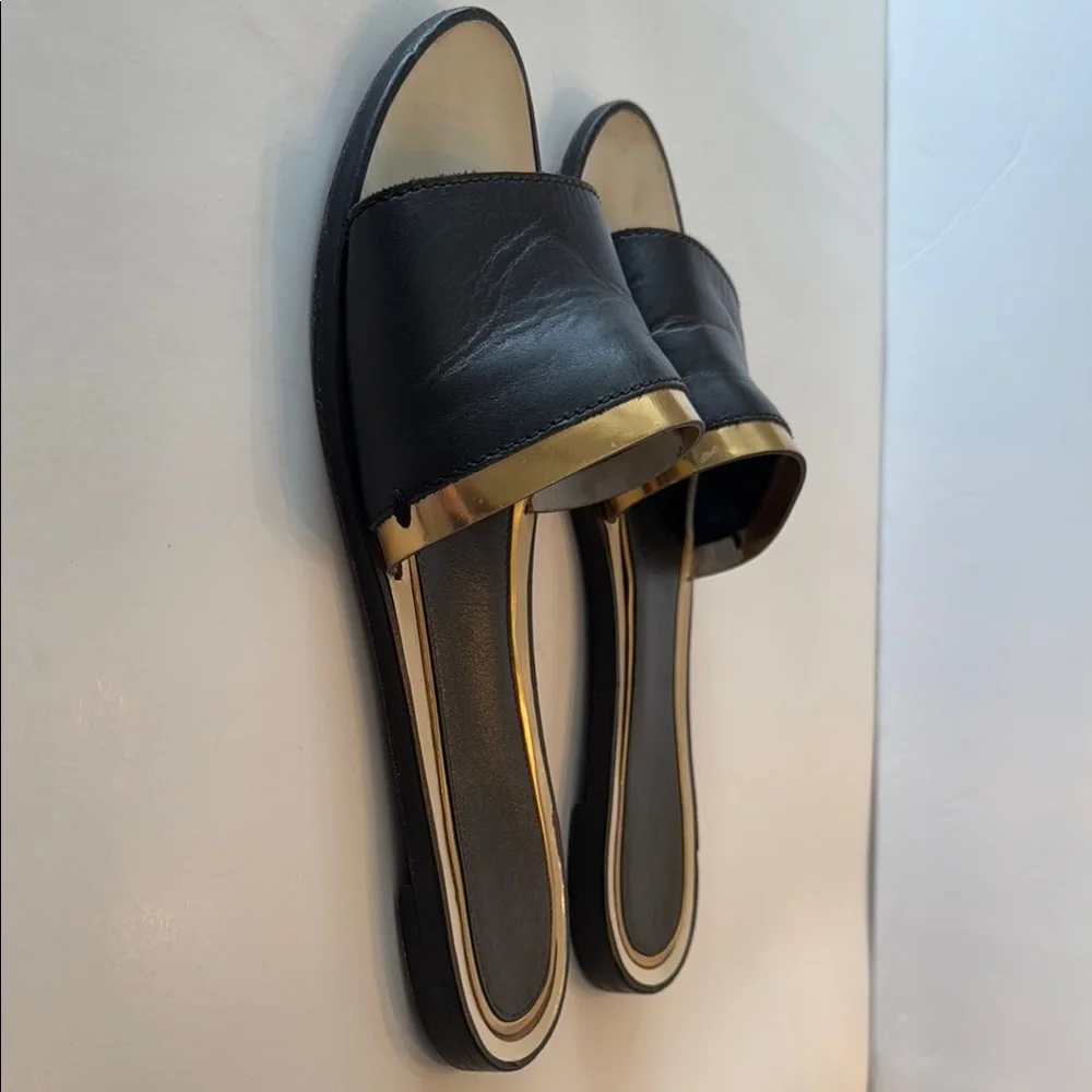 Lanvin Black and Gold Women's Sandals - Picture 6 of 7